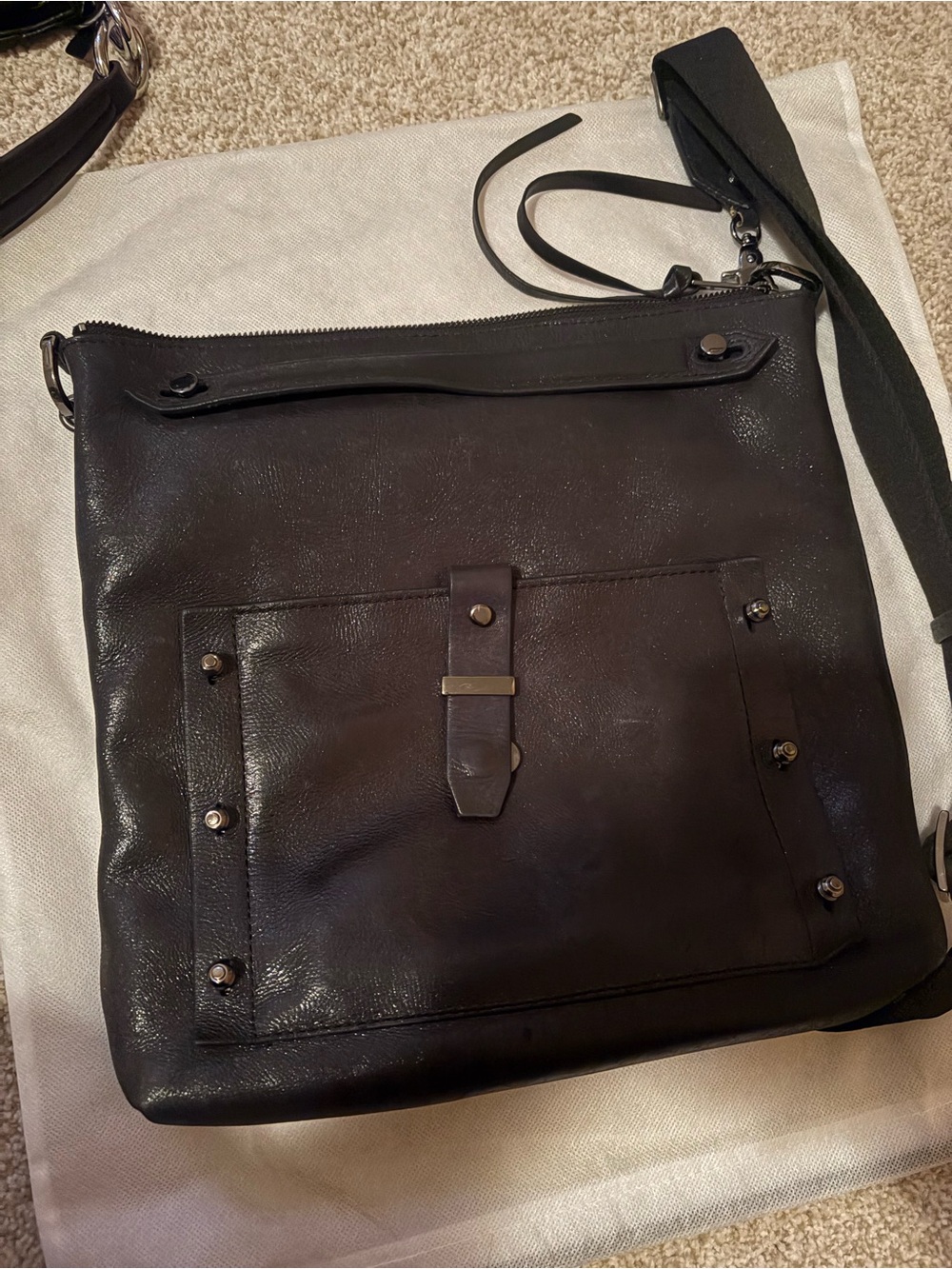 Botkier Black Leather Satchel